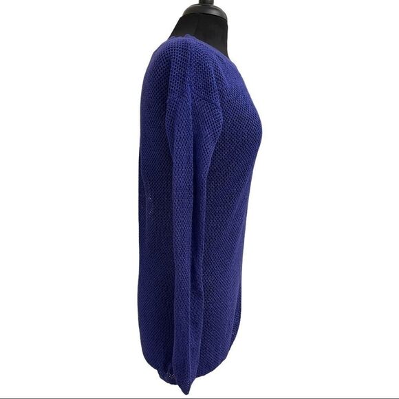 VS Moda International Open Knit Tunic Top Sz M - Picture 4 of 12